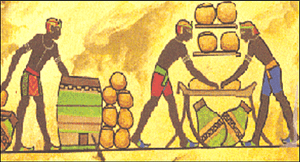 sumerios-cerveja Sumérios preparando cerveja